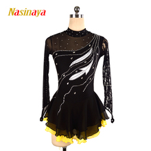 Figure Skating Dress Customized Competition Ice Skating Skirt for Girl Women Kids Gymnastics 2024 - buy cheap