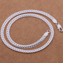 Оптовая продажа ювелирных изделий посеребренные модные украшения цепи ожерелье кулон WN-619 2024 - купить недорого