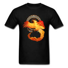 Camiseta de Fénix para hombre, camisa de manga corta con estampado 3D, sin decoloración, ropa de alta calidad, talla XXL 2024 - compra barato