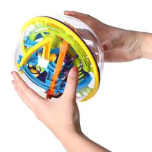 3D мяч лабиринт головоломка дети Сферический лабиринт Интеллектуальный мяч баланс игра и головоломка игрушка подарок образовательные игры мяч 2024 - купить недорого
