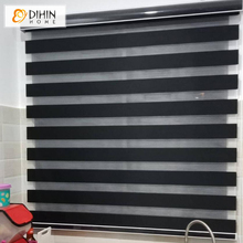 Free Shipping Customized Size Zebra Blinds Double Layer Roller Shades Window Curtains 2024 - buy cheap