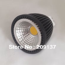 Luz LED COB de 12V CA/CC MR16 luz LED para lámpara, 7W, soporte regulable, 10 unidades por lote, envío gratis 2024 - compra barato