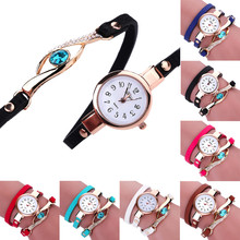 Женские наручные часы zegarek damski, роскошные кожаные кварцевые часы с бриллиантами, под платье, мужские часы 30 2024 - купить недорого