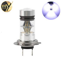 12-24V 100W H1 H4 H7 H8 H11 9005 9006 3157 7443 1156 BA15S 1157 BAY15D Car LED Bulb 6000K Cree Chip 20SMD automobiles fog lights 2024 - buy cheap