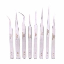 Anti Acid ESD Tweezer 8 Styles Genuine SP Series Ultra Precision Stainless Tweezers for Eyelash Extension 2024 - buy cheap