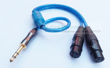 Cable de Audio XLR de 3 pines para Audio, Cable de cobre puro avanzado de 6,35 MM, macho a Micrófono Dual, con anillo magnético de 0,5 M, Envío Gratis, 1 Uds. 2024 - compra barato