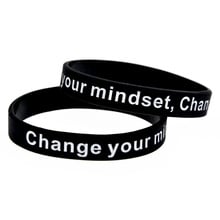 OBH-pulsera de silicona motivadora, 50 Uds., cambia de opinión 2024 - compra barato