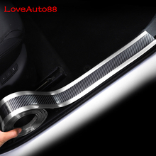 Door Sill Scuff Plate Guards Door Sills Protector Sticker Carbon Fiber Accessories For Honda Fit Jazz 2016 2017 2018 2019 2020 2024 - buy cheap