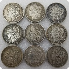 Moedas comemorativas antigas de prata eua (1878-1904)-p., moeda bitcoin, cópia, moedas comemorativas, réplica de moedas, colecionáveis. 2024 - compre barato