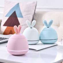 3 in 1 200ML USB Rabbit Air Humidifier Ultrasonic Cool-Mist Adorable Mini Aroma Humidifier With LED Light USB Fan for office 2024 - buy cheap