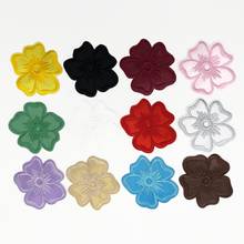 24ps Rose Embroidery Sew Iron On Patch Badge Bag Clothes Fabric Applique Lace Trim for DIY Craft sewing 2024 - buy cheap