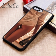 LvheCn Hot Girl with Wine phone Case cover For iPhone 5 6 6s 7 8 plus X XR XS max 11 12 Pro Samsung Galaxy S7 edge S8 S9 S10 2024 - buy cheap