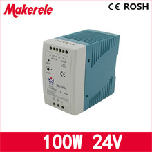 24v 100w ac dc power supply MDR-100-24 single output switching Power Supply for led drive 2024 - buy cheap