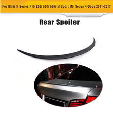 Car Trunk Lip Spoiler ABS Primer For BMW 5 Series F10 520i 530i 535i M Sport M5 Sedan 4-Door 2011-2017 2024 - buy cheap