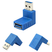 USB 3,0 тип A штекер к женскому Штепселю правый угол соединитель Адаптер муфта Прямая поставка l1113 #2 2024 - купить недорого