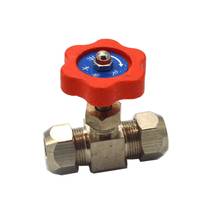 Nickel-plated Brass Plug Needle Valve Compression fitting for Tube 2024 - buy cheap