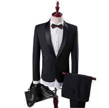 Terno masculino formal de casamento, roupa formal, blazer de alta qualidade, estilo slim, roupa de negócios, 2 peças, 2021 2024 - compre barato