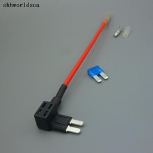 shhworldsea new 2PCS Auto 15A micro fuse holder car fuses 8MM matching fuse 12v 24v 2024 - buy cheap