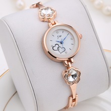 2018 New Brand Jw Crystal Bracelet Women Lady Gift Clock Luxury Rose Gold Dress Wristwatches Ladies Casual Analog Quartz Watch 2024 - buy cheap