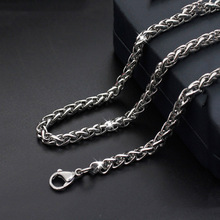 High Quality Width 3mm/5mm/6mm 316L Stainless Steel silver color Cuban Chain Waterproof Men Curb Link Necklace Hiphop Jewelry 2024 - buy cheap