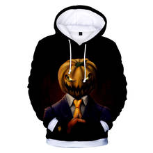 latest Halloween Horror pumpkin fashion 3d hoodies Sweatshirts men women Hoodie hoody casual Long Sleeve 3D Hooded pullover tops 2024 - buy cheap