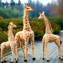 1pc 100/120cm Giant Size Cute Simulation Giraffe Plush toy Stuffed Soft Animal Dolls for Children Home Decor Birthday Gift 2024 - buy cheap