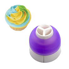 Icing Piping Bag Nozzle Converter 3 Hole 3 Color Cream Coupler Cake Decor Tool 2024 - buy cheap