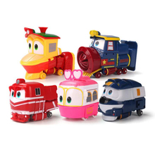 Figuras de trem robô transformação kay alf, figura de ação brinquedo para trem dinâmico, deformação familiar 2024 - compre barato