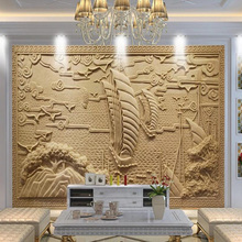 3D Printed Embossed Wallpaper Mural for Living Room Art Wall Decals Wall Mural Paper Contact Paper Roll 3d Wall Murals 2024 - buy cheap