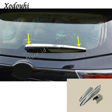 Car Styling Detector ABS Chrome Rear Back Glass Wiper Nozzle Frame Trim Tail Window 3pcs For Toyota Highlander 2018 2019 2020 2024 - buy cheap