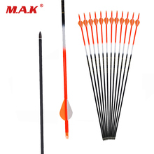 32 inches Spine 600 Mixed Carbon Arrow Outer Diameter 7.6 mm Inner diameter 6.2 mm for Archery Hunting 2024 - buy cheap