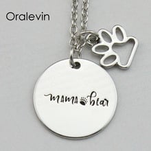 Collar con colgante personalizado grabado a mano para mujer, regalo de joyería, 10 unidades/lote, # LN2012 2024 - compra barato