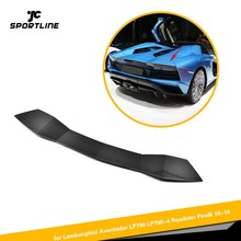 Carbon Fiber Car Rear Lip Wings Spoiler Case for Lamborghini Aventador LP700 LP700-4 Roadster Pirelli 10-16 2024 - buy cheap