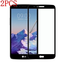 2PCS Full Cover Tempered Glass For LG K8 2017 Screen Protector protective film For LV3 M200N X204F X240DS glass 2024 - buy cheap