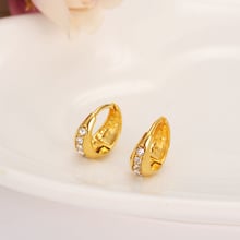 Bangrui-pendientes africanos para mujer, aretes redondos de Color dorado, joyería etíope/Árabe/brasileña/África/Oriente Medio/Nigeria 2024 - compra barato