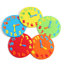 Randomly One Piece 3-6 years old Kids DIY toys EVA Clock Learning Education Toys free assembly Fun Puzzle for Children Gifts 2024 - buy cheap