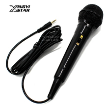 Micrófono de mano con cable, Condensador de interruptor de 3,5mm para amplificador de alimentación del ordenador, PARA Karaoke y estudio 2024 - compra barato