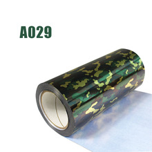 Free shipping 1 roll 25cmx25m hologram Heat Transfer Vinyl Camouflage Iron on Film HTV T-shirt DIY 2024 - buy cheap