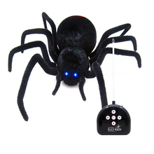 Радиоуправляемая плюшевая ужасная игрушка-паук, поддельная шутка, трюк, паук, электронное животное, новинка, забавные игрушки для детей, подарки на Хэллоуин 2024 - купить недорого