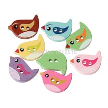 Peace Dove Wooden Buttons Sewing And Scrapbooking 22x15mm 50pcs Mixed 2 Holes Sewing Accessories PD00201-9X 2024 - buy cheap