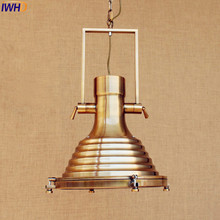 IWHD-Lámpara Vintage Retro americana, lámpara de iluminación para el hogar, estilo Industrial, para Loft, Colgantes 2024 - compra barato