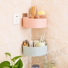 Trípode plástico para baño, estante de almacenamiento para cocina, cuarto de baño, soporte de pared, 1 unidad 2024 - compra barato