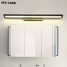 Светодиодная настенная лампа светодиодный зеркала, современный алюминиевый светильник в ванную комнату, для макияжа, настенное бра 2024 - купить недорого