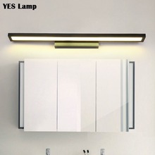 LED Wall Lamp led Mirror Front Light Bathroom makeup Wall Lights Modern aluminum wall mounted sconces lighting fixture 2024 - buy cheap