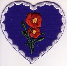 Cheap patches embroidery No Minimum Lower price Flower Heart Embroidery Patch Applique hot sales Custom Embroidered Patches 2024 - buy cheap