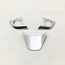 For Toyota Corolla Hatchback 2018 2019 Steering Wheel Sequin Cover Trims frame Decoration ABS Chrome Sticker Car Accessories 2024 - buy cheap