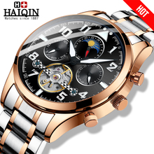 HAIQIN Mens watches top brand luxury mechanical Fashion watches Business watch men wristwatch Gold reloj hombres tourbillon 2019 2024 - buy cheap
