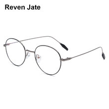Reven jate x2038 armação de óculos de liga de metal, armação de óculos para homens e mulheres, 4 cores 2024 - compre barato