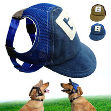 Moda Para Animais de Estimação Do Gato Do Cão Do Cão de Beisebol Chapéu do Verão Cap Chapéu de Sol Com Buracos de Ouvido para Pequenos Cães de Grande Porte 2024 - compre barato