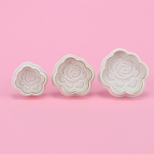 3 шт./компл. цветок розы Плунжер для сахарной мастики DIY формы для торта украшения инструменты для торта 2024 - купить недорого